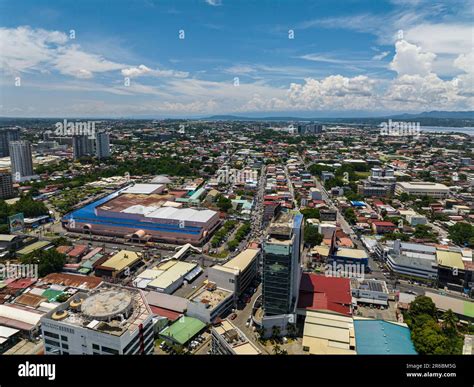 Beautiful top ariel view of Capital City of Mindanao. Davao, City ...