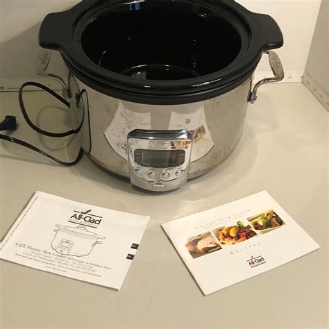 All-Clad 4-Quart Slow Cooker w/Ceramic Insert Pot, Stainless