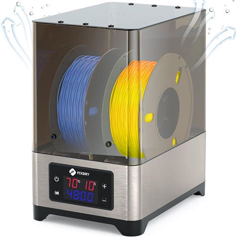 Amazon.com: 3D Printer Filament Dryer Box with Fan, 2 Spool 3D Printer ...