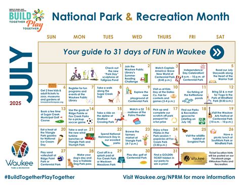 National Park and Recreation Month | Waukee, IA - Official Website