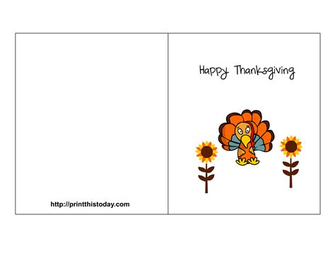 Card Thanksgiving Free