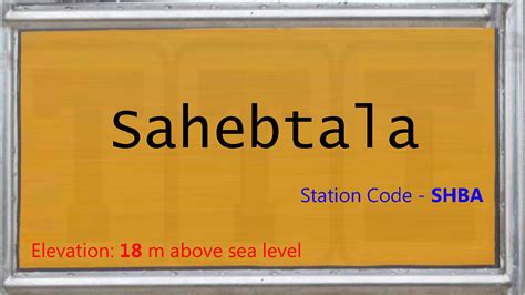 SHBA / Sahebtala Railway Station | Train Arrival / Departure Timings at ...