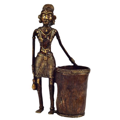 Bastar Man with Pen stand – Ragaarts
