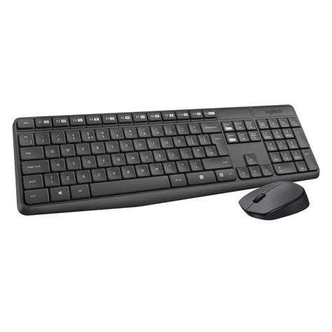 Logitech MK235 Wireless Keyboard and Mouse Combo for Windows, 2.4 GHz ...