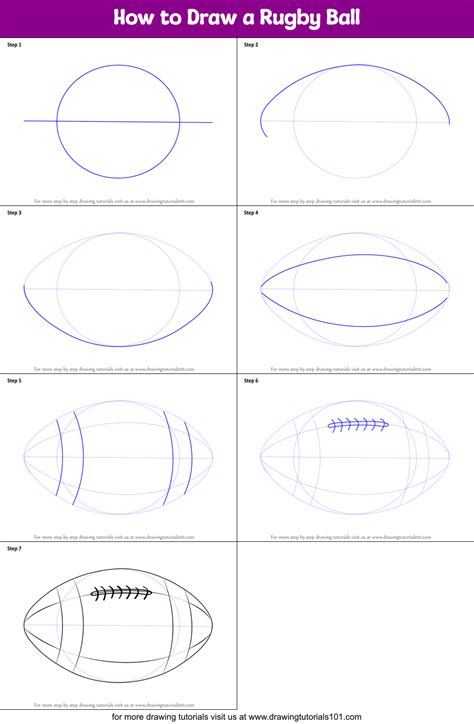 Rugby Ball Drawing 的图像结果