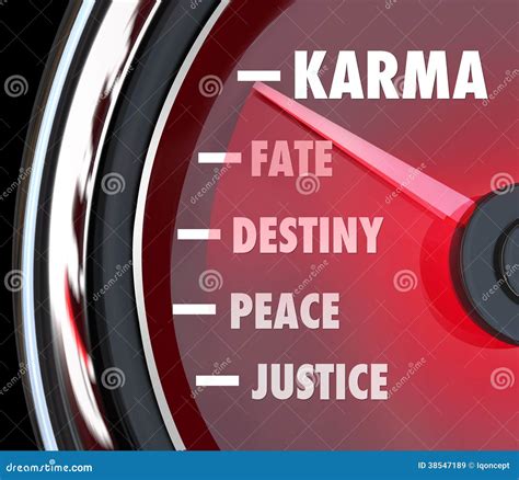 Karma Measurement Speedometer Level Track Your Good Luck Fate De Stock ...