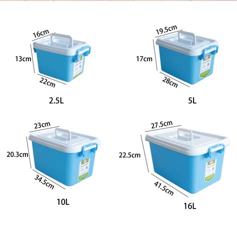 Image result for Plastic Storage Box Sizes