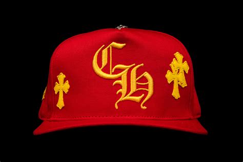 CHROME HEARTS LEATHER CROSS PATCH SNAPBACK HAT - PROJECT BLITZ