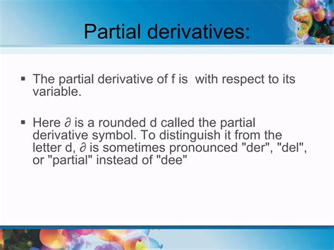 Derivatives and their Applications | PPTX