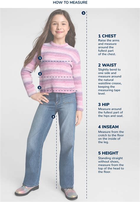 Girls Size Chart 的图像结果
