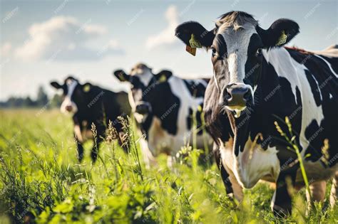 Premium Photo | Distinctive Holstein Friesian cattle in Estonia