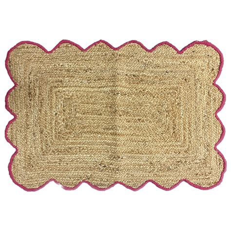 Jute Scalloped Edge Rug | The Room Concept