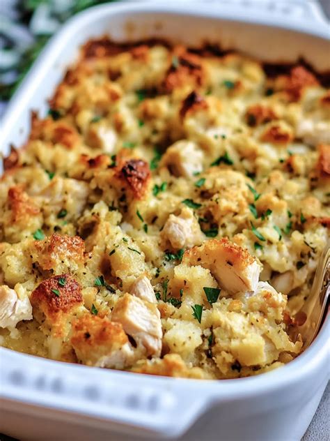 Savory Chicken & Stuffing Bake for Cozy Nights In - Recipes by Amaya