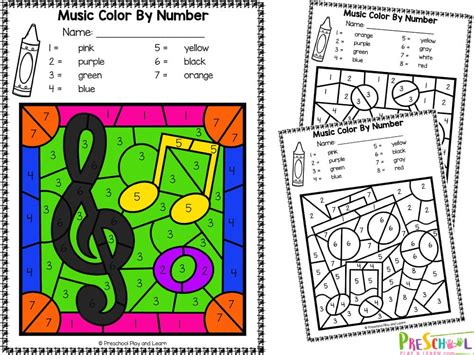 Image result for Color Song Numbers