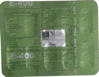 E 400 Capsule: Uses, Side-effects, Price, Dosage & More Info - PharmEasy