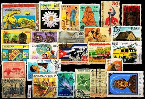 ISC~ Worldwide 25 Different Stamps from 25 Different Countries, All ...