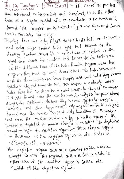 EDC 1st Unit: Understanding PN Junction Diodes and Their ...
