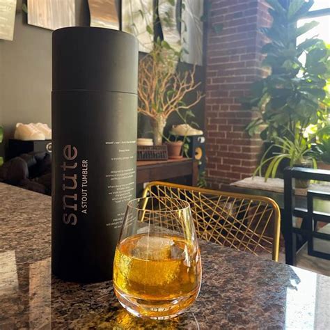 Buy Snute Old Fashioned Crystal Whiskey Glass - Bourbon Glasses Scotch ...