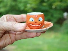 Image result for Halloween Tea Cups and Saucers