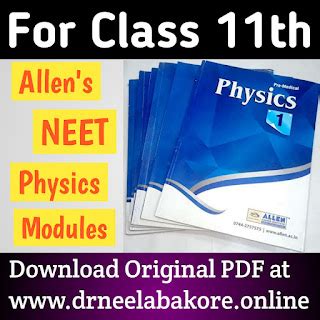 Image result for Allen Lectures Class 11