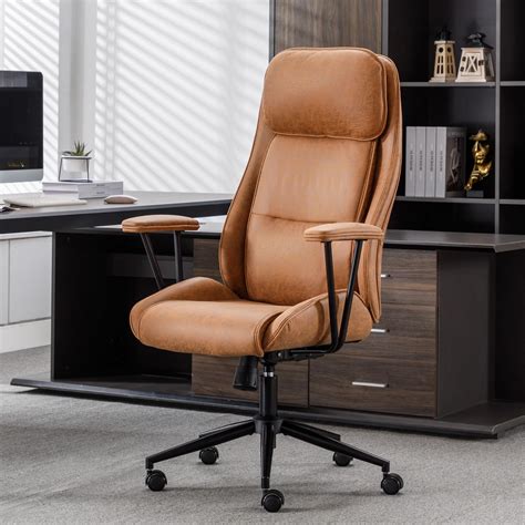Amazon.com: BOWTHY Executive Chair Mid Century Office Modern Chair,55 ...