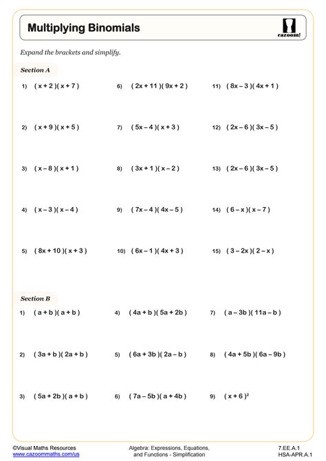 7Th Grade Math Worksheets Printable Free With Answers - Printable Worksheets