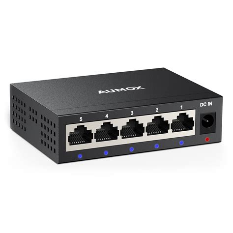 5 Port Gigabit Network Switch Ethernet Unmanaged Switch Office Ethernet ...