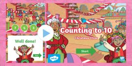 Numberblocks: Christmas Counting PowerPoint | Twinkl