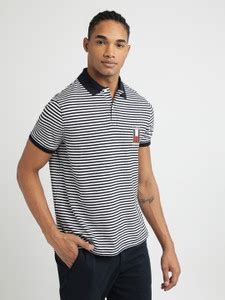 TOMMY HILFIGER Striped Men Polo Neck Multicolor T-Shirt - Buy TOMMY ...