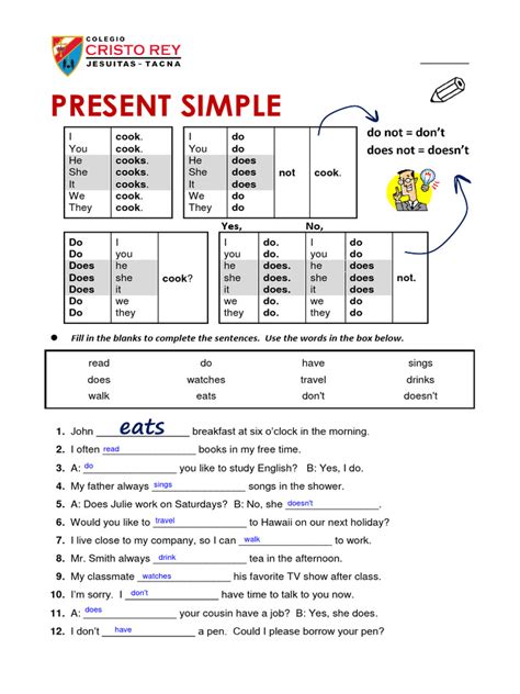 Image result for Statments with Simple Present Practice