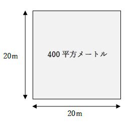 400平方メートルはどのくらいの広さ？1分でわかる意味、何畳、何坪、400cm^2、4000㎡はどのくらいの広さ？