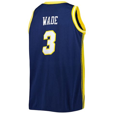 2002/03 Mitchell Ness Dwyane Wade Marquette Golden Eagles Big Tall ...