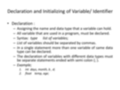Image result for Types of Identifiers