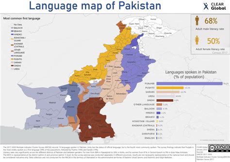 Pakistan Language Map 的图像结果