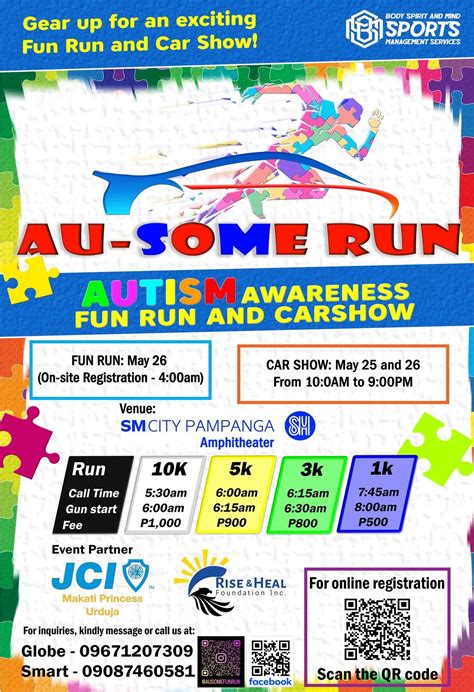AuSoMe Fun Run and Car show for a cause, SM Pampanga, Angeles City, 25 ...