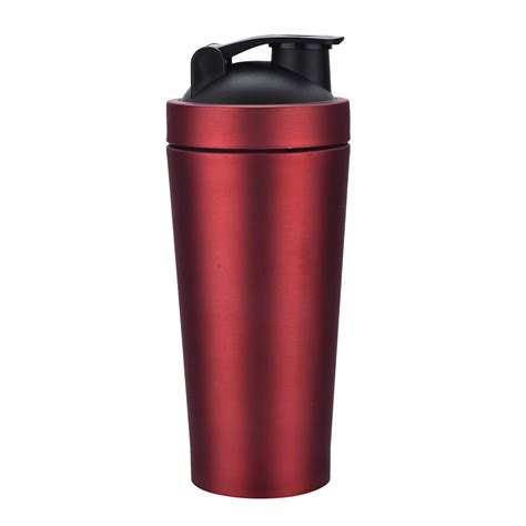 TRIBBO Stainless Steel Shaker 750 ml Shaker (Pack of 1, Red, Steel ...