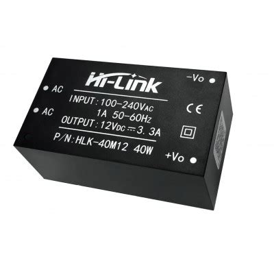 HLK-40M12 Hi-Link 12V 40W AC to DC Power Supply Module buy online at ...