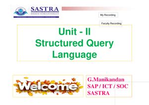 1.1. SQL -Syntax - Database management system notes - Syntax for ...