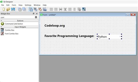 Image result for PyQt Combo Box