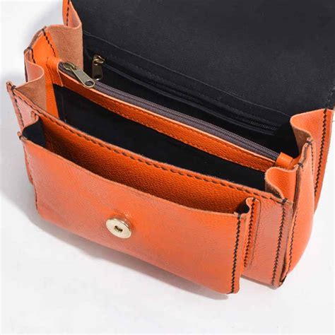 Buy leather Sling Bag - Kali| Auroville.com – Auroville Online Store
