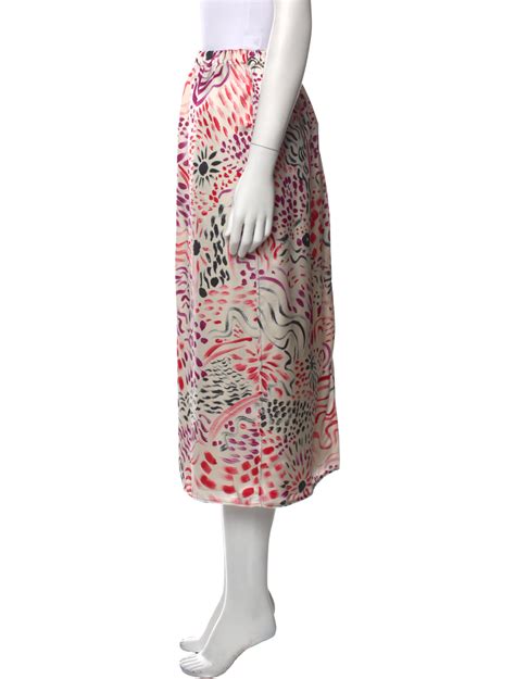 Tory Burch Striped Midi Length Skirt w/ Tags - White Skirts, Clothing ...