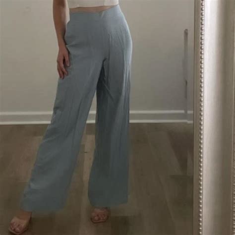 Rachel Zoe High Waisted Wide Leg Pant - Depop