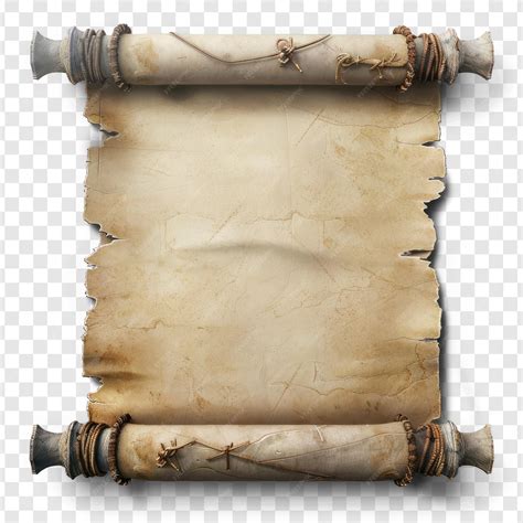 Blank parchment poster from a fantasy setting parchment template on ...