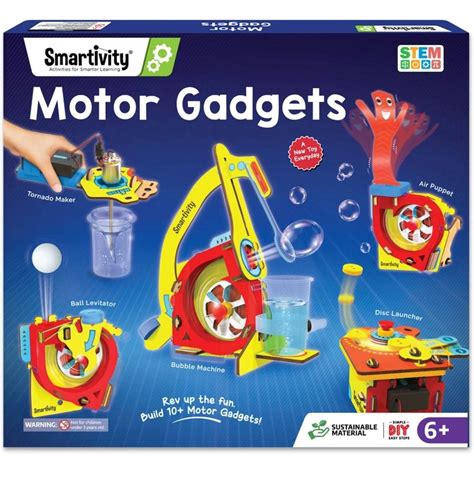Motor Powered Gadgets Kit for Kids - Smartivity 10-in-1 STEM Toy | T ...