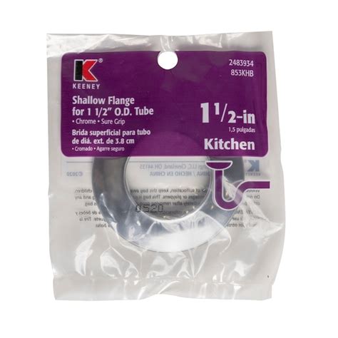Keeney Chrome Kitchen/Lavatory Escutcheon (1.5-in-ID) 853KHB at Lowes.com