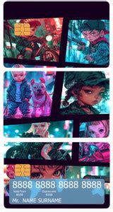 SKINFACTORY ATM & CREDIT ALL CARD Premium Vinyl PG115 Mobile Skin Price ...