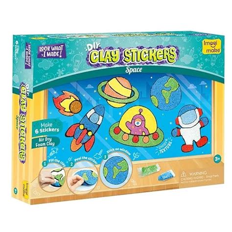 Space Adventure Clay Stickers - Unleash Your Creativity – Etrending