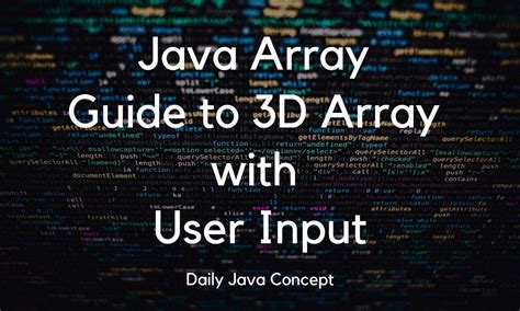 Image result for User Input Array Java