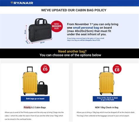 Shop 1 small bag on board ryanair Top Sale
