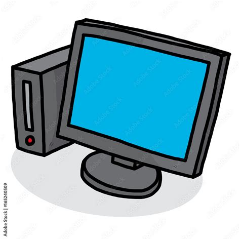 Image result for Desktop Computer Cartoon
